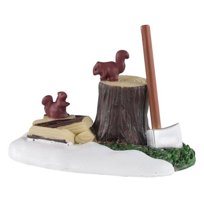 Axe And Logs