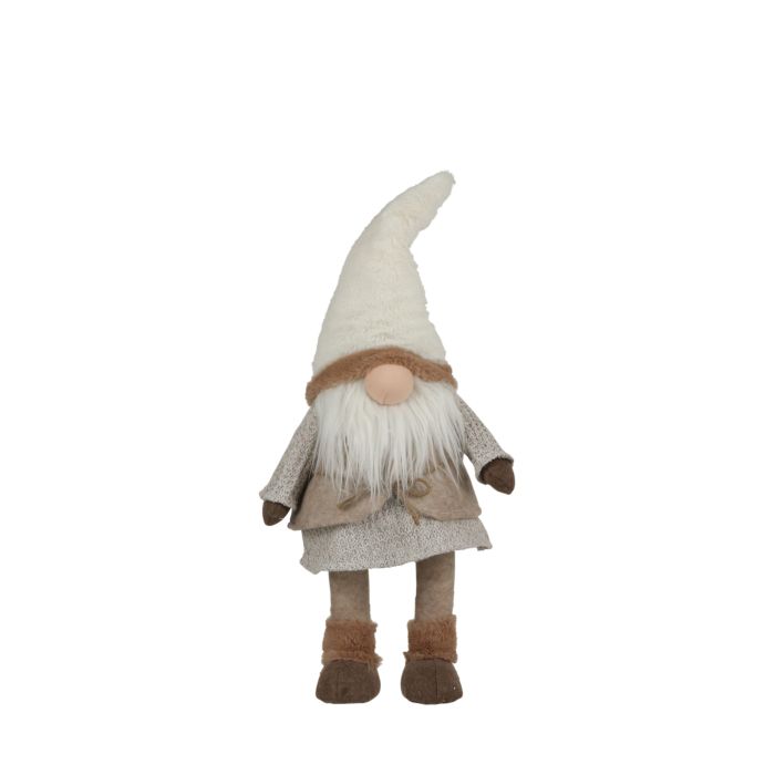 Gnom brun 64 cm høj