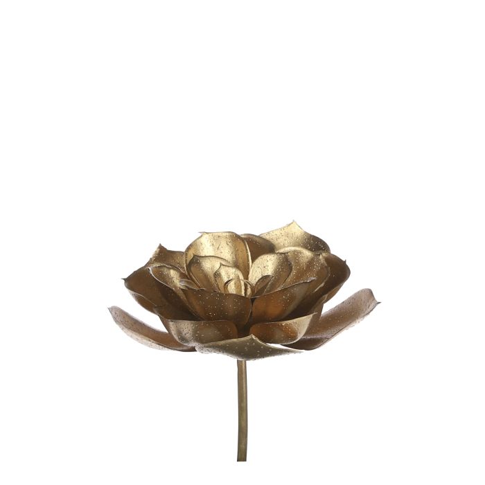 Blomst guldfarvet