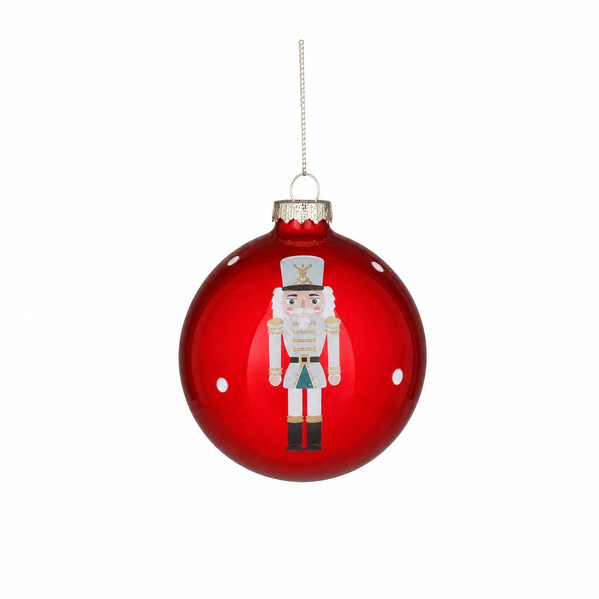 Julekule med nøtteknekkeren