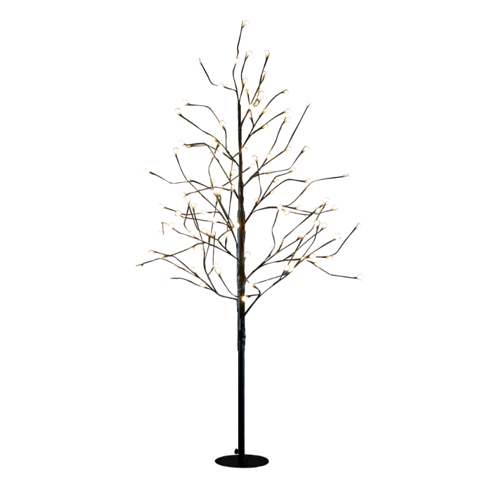 Lystræ med 108 LED bærlygter 150 cm højt