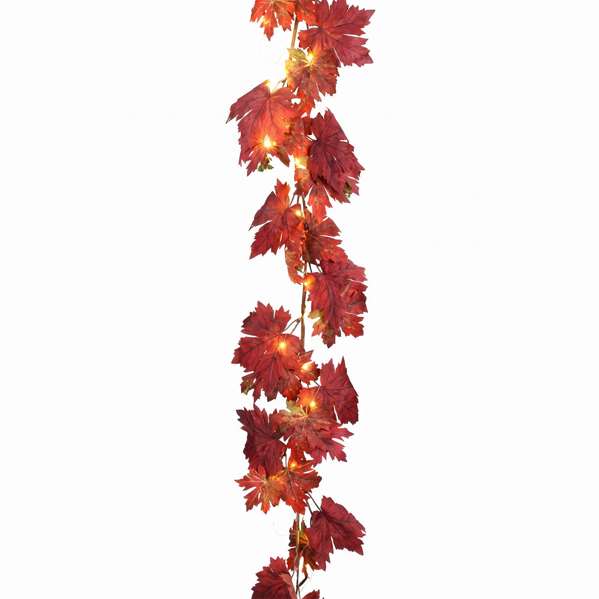 Lønnebladranke med lys