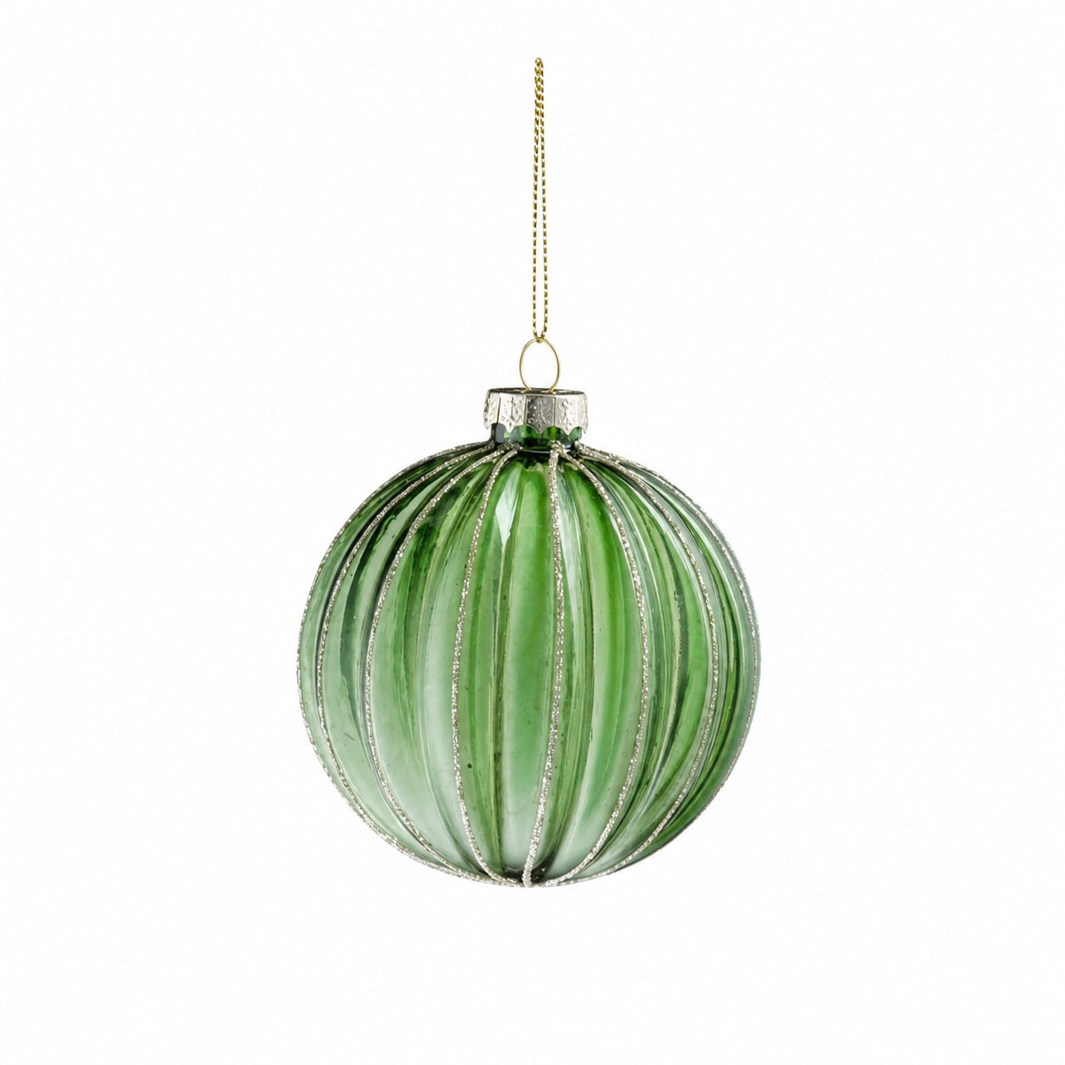 Julekule lyskryss 8 cm i dia