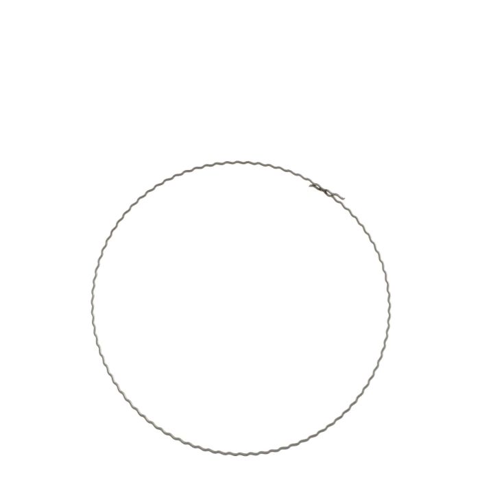 Metalring til dekorationer 15 cm i diameter.