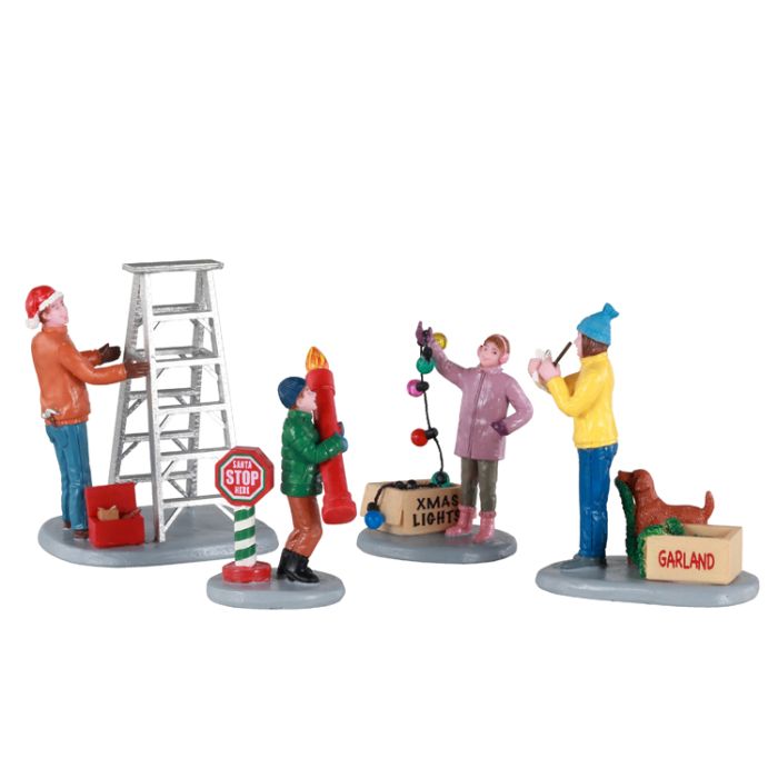 Getting Ready To Decorate set of 4