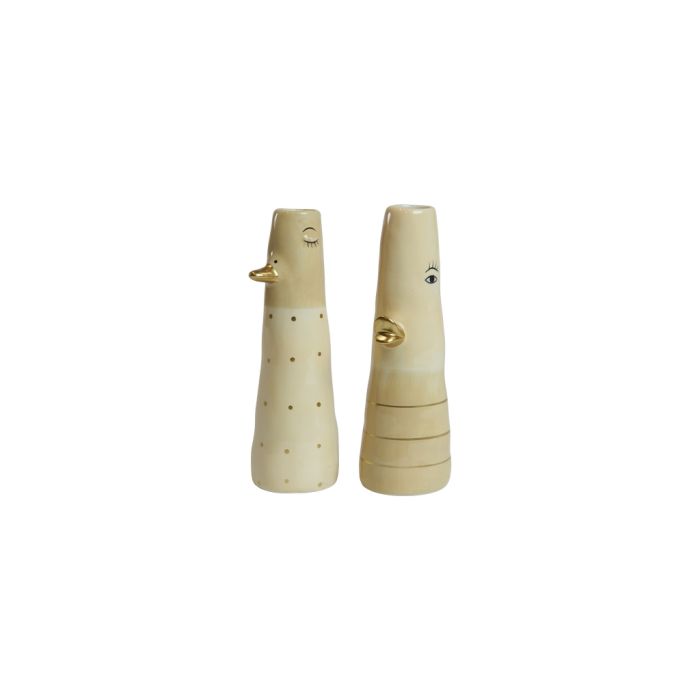 Vase and 16 cm gul & lysegul