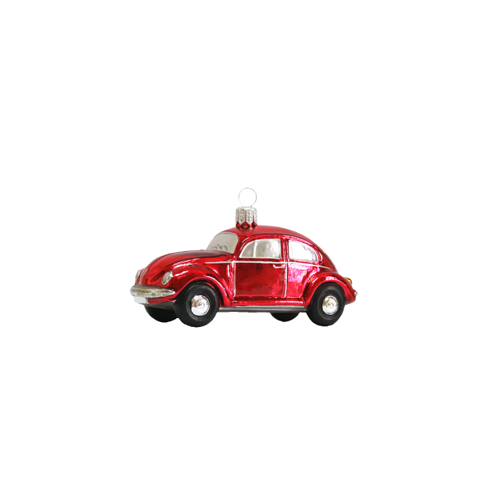 Julekugle Volkswagen Bil rød