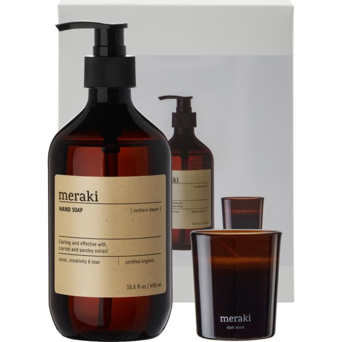 Meraki Gaveæske Everyday pampering med håndsæbe og duftlys