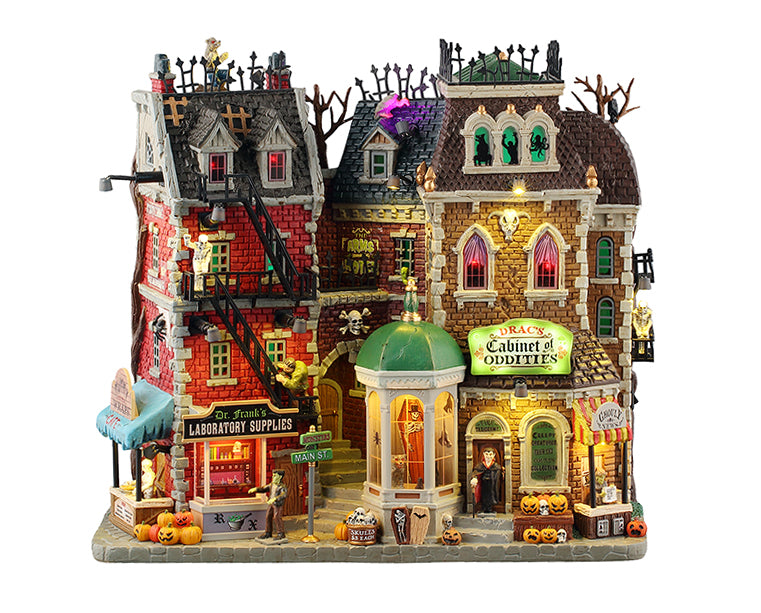 Monsters On Main Street facade til Halloween pynt fra Spooky Town