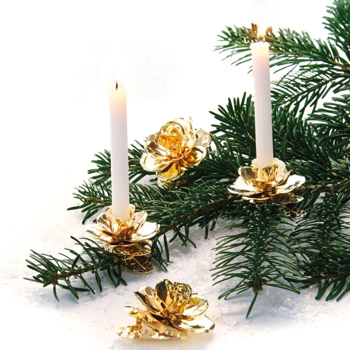 Lysholdere til juletræ
