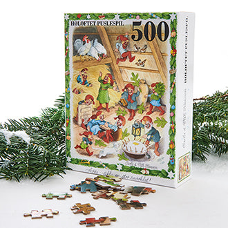 Vilhelm Hansen puslespill med 500 brikker og julemotiv