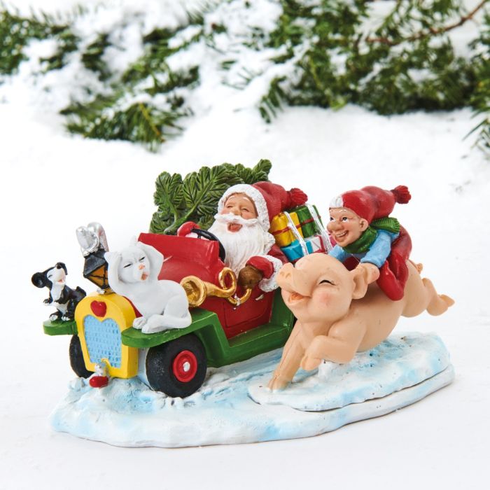 Julemanden på farten