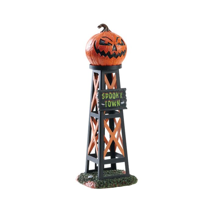 Evil Pumpkin Water Tower Halloween pynt