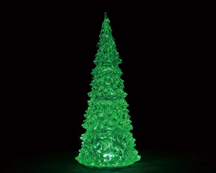 Crystal Lighted Tree 3 Color Changeable til juleby fra Lemax