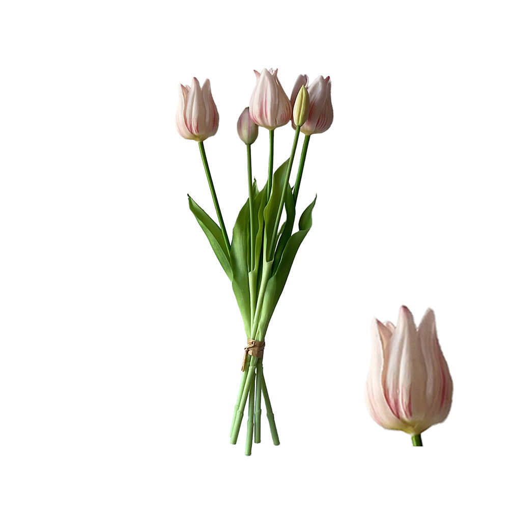 Lys Pink Tulipan buket 5pcs 45cm