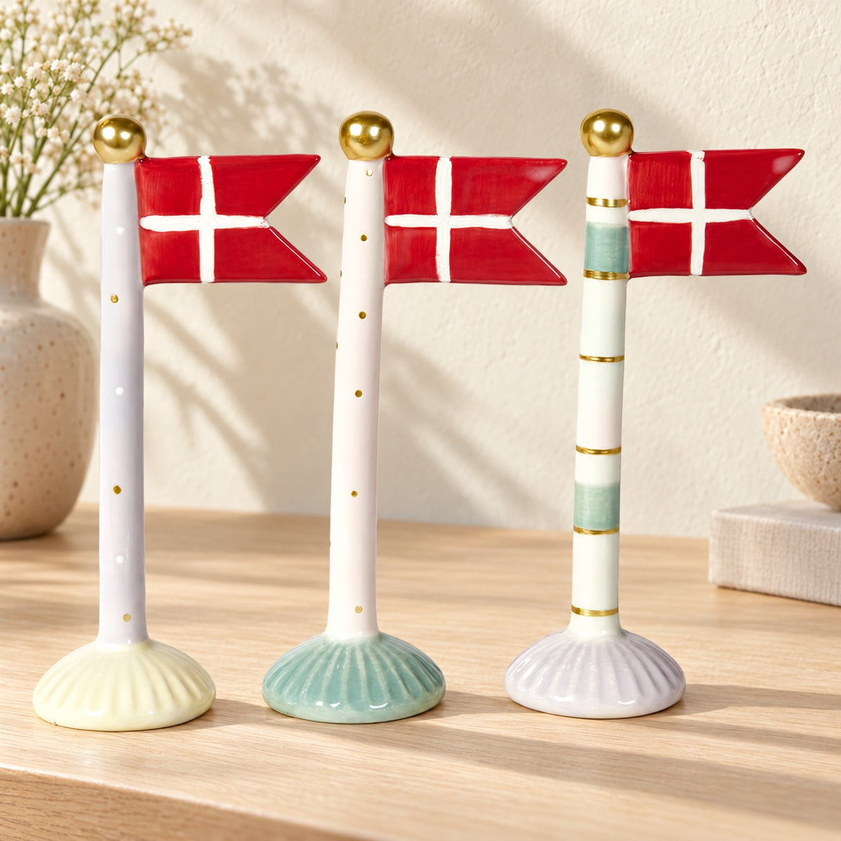 Flag 19 cm højt