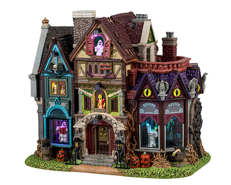 Halloweenhus fra Spooky Town til pynt