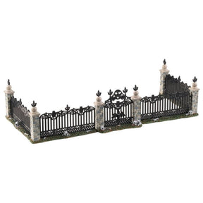 Bat Fence Gate til Halloween by fra Lemax Spooky Town