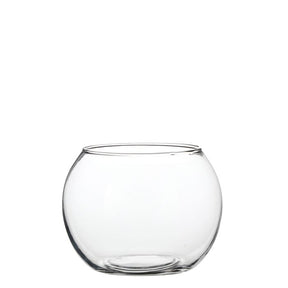 Glasbowle 14 cm høj 18 cm i dia