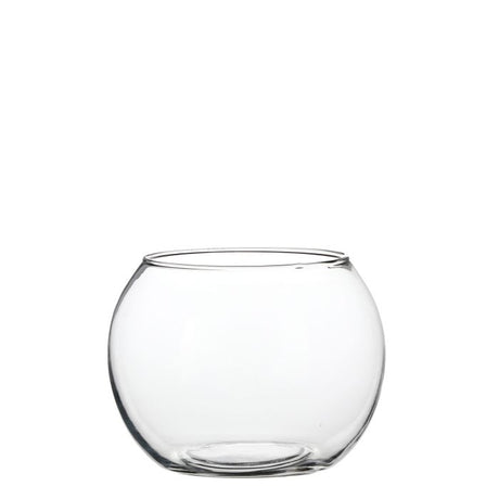 Glasbowle 14 cm høj 18 cm i dia