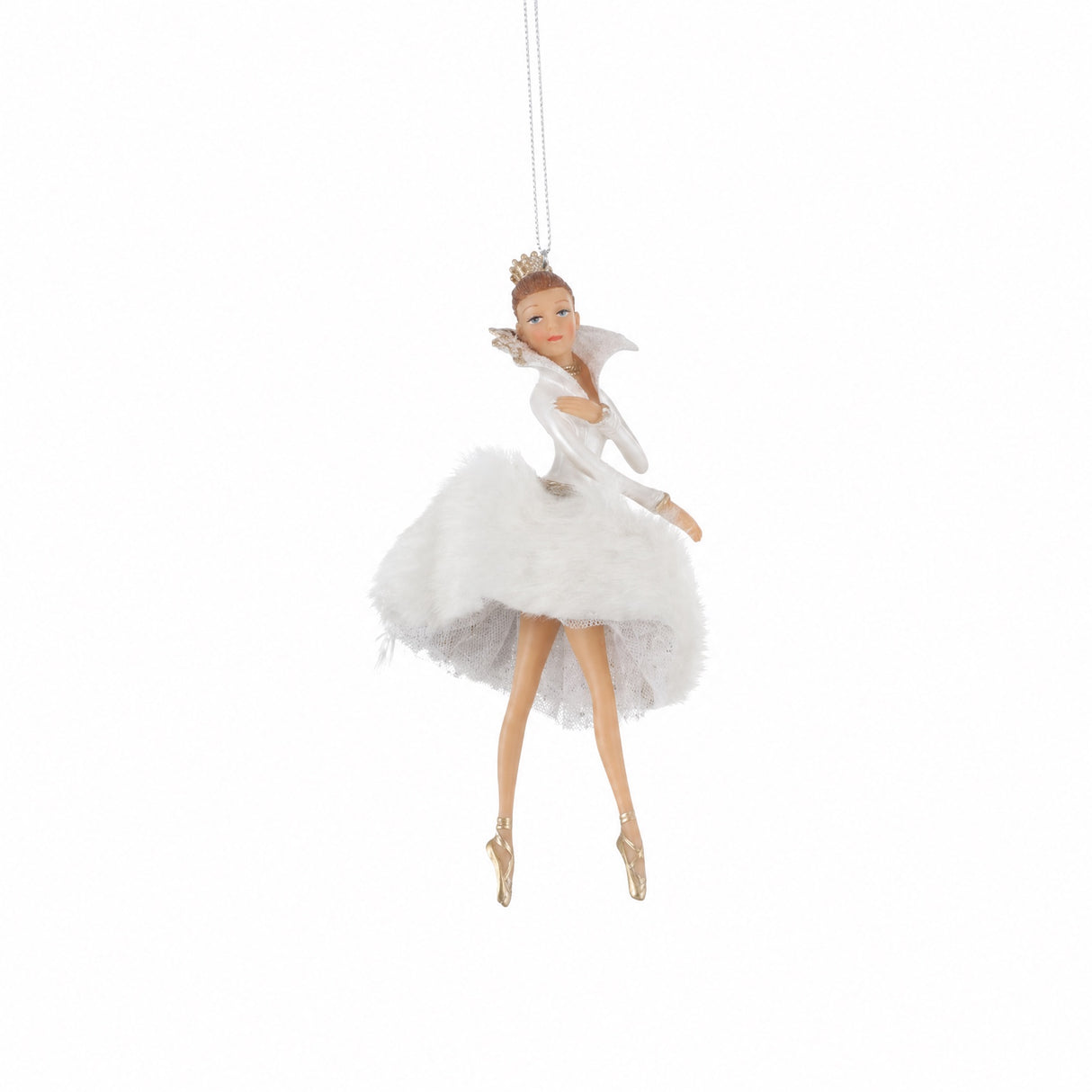 Ballerina med hvit tyllkjole