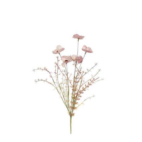 Tørret blomsterbuket lyserød