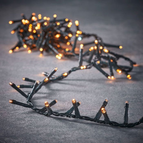 Lyskæde Snake light 100 LED varm hvid 2 m batteriboks