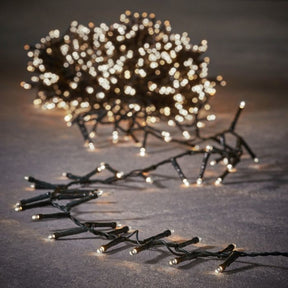 Lyskæde Snake light 200 LED klassisk hvid 4 m batteriboks