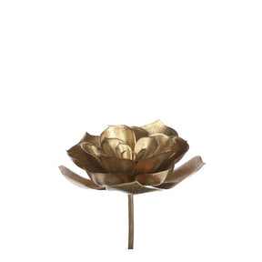 Blomst guldfarvet