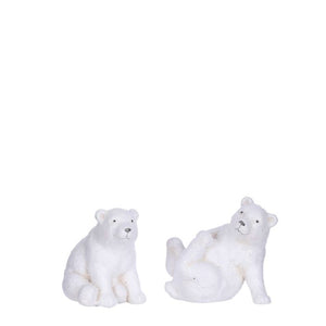 Isbjørne 10 cm høje