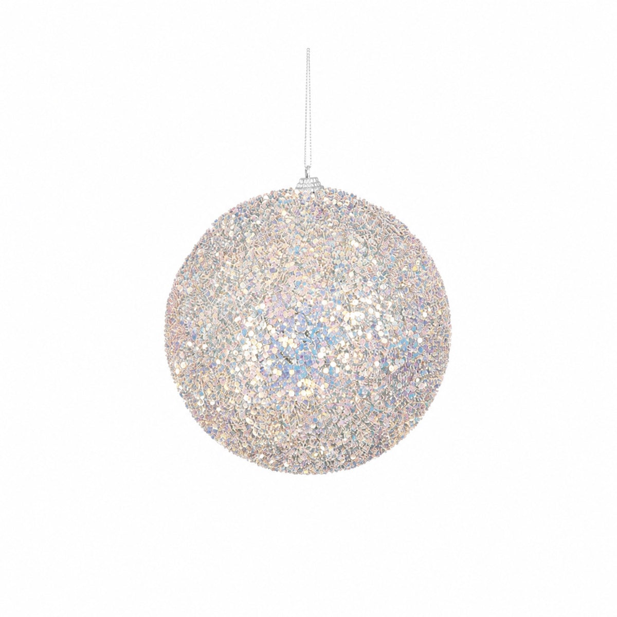 Glitterkuler i flamingo, 15 cm i diameter