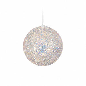 Glitterkuler i flamingo, 15 cm i diameter