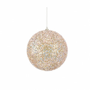 Glitterkuler i flamingo, 15 cm i diameter