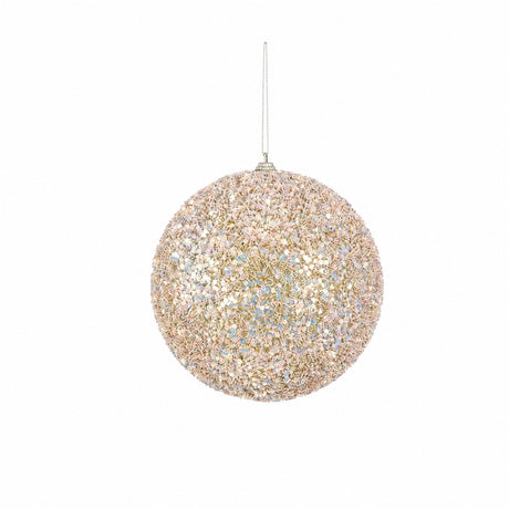 Glitterkuler i flamingo, 15 cm i diameter