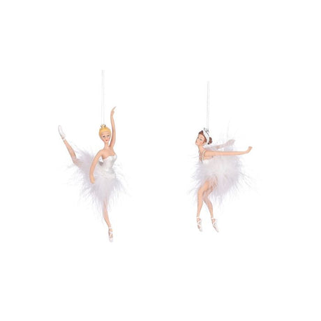 Ballerina med fjerskørt