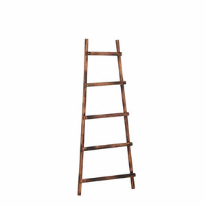 Træstige brun 119 cm høj