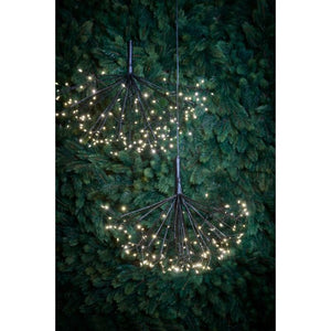 Hængende mælkebøttefrø med LED-lys 58 cm i dia