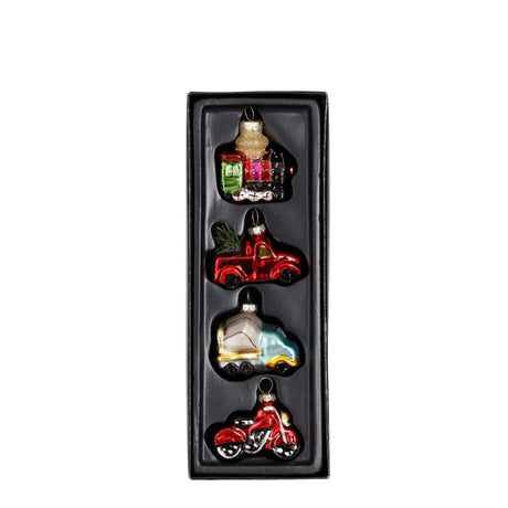 Julekugler Mini-figurer Transport 4-pak