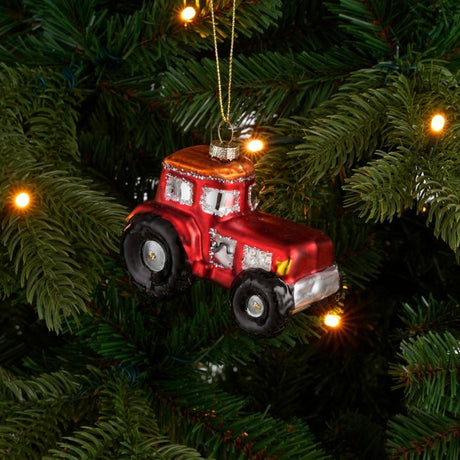 Julekugle Traktor