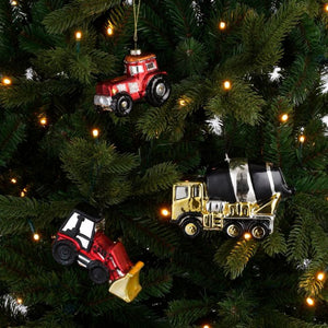 Julekugle Traktor