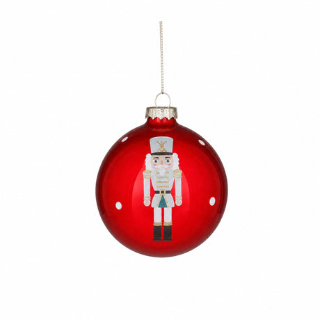 Julekule med nøtteknekkeren