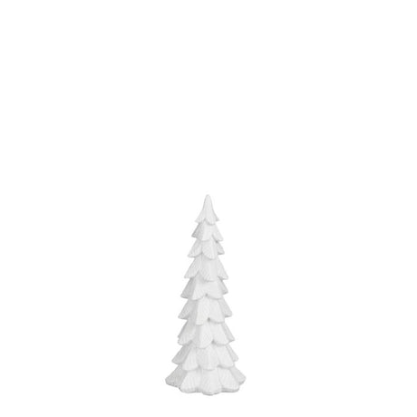 Hvidt juletræ 25 cm højt