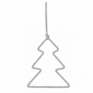 Juletre med farget tvinnet snor