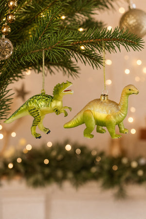 Dinosaurjulekule grønn