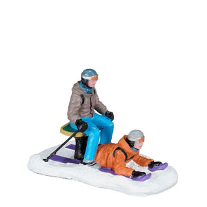 Luville På snowboard og ski