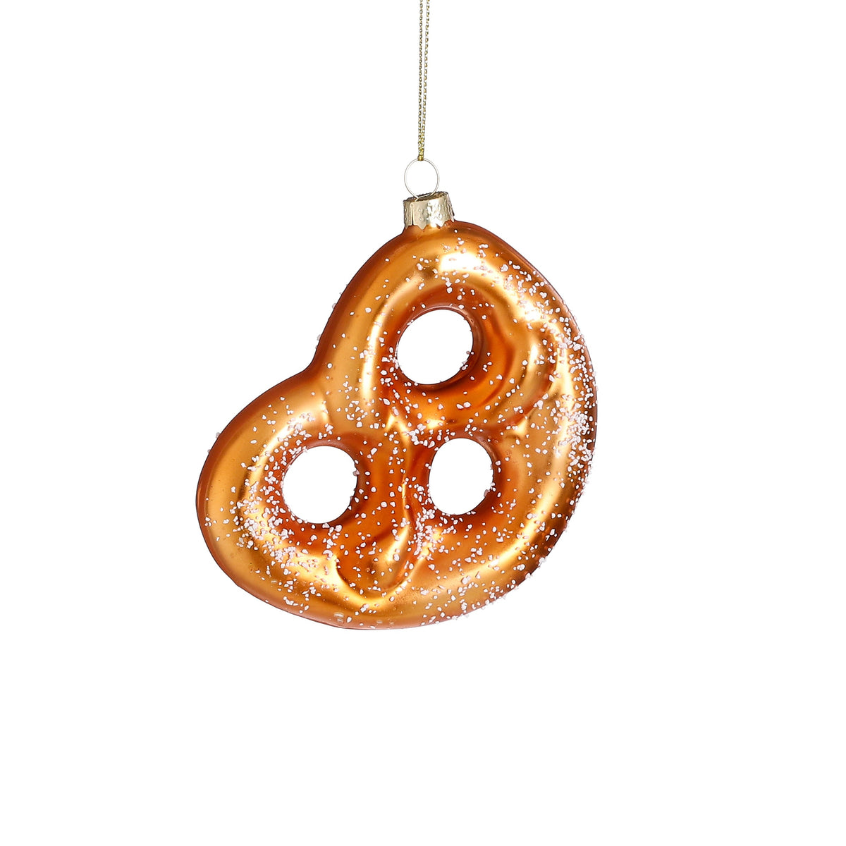 Glassjulekule med kringle til juletreet