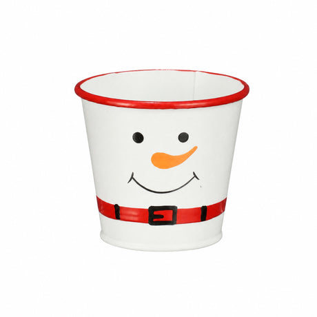 Bøtte/potteskjuler med julemotiv