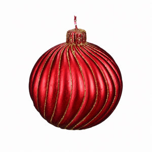 Lys julekule 9 cm