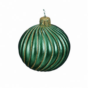 Lys julekule 9 cm