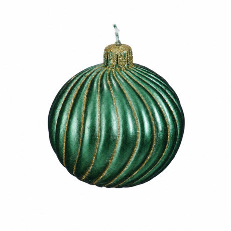 Lys julekule 9 cm